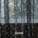 Retro Patterned Chiffon Door Curtain - L size