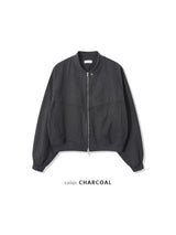 フェーズ クロップ ボンバー ジャケット (3 Colors)