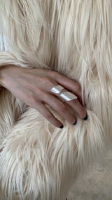 Silver dressing ring