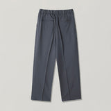 Summer double pleated wide slacks