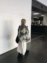 ペイズリーキルティドオーバーフリースジップアップ (2c)