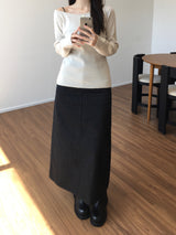カレンオフショルダーニットウェア (3 colors)
