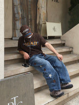 Road PeK Short-Sleeved T-Shirt 4C