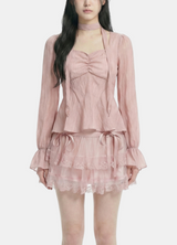 Rose Mood Chiffon Blouse