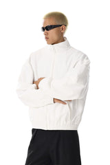Short Mock Neck Jacket