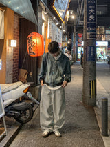 リベットダブルカーゴスウェットパンツ