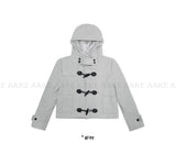 (WOOL) ブークレダッフルショートコート