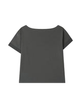 FRONT BACK JELLYFISH TEE (CHARCOAL)