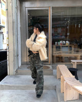 (Unisex) カモピンタックパンツ