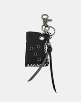 Kuhing Eyelet Stitch Leather Carabiner