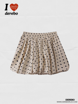 A-line pumpkin pocket mini skirt