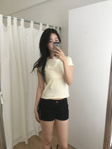 Silket Boatneck Tee