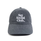 NET SOCIAL CLUB PIGMENT CAP (SLATE BLUE)