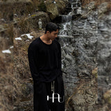 [HFORUS MADE]Forus U - ネックロングスリーブス イン ブラック