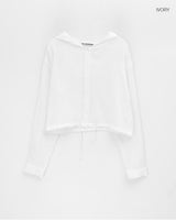[MADE] Kissen Summer Crop Hooded Shirt
