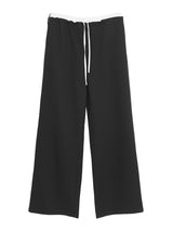 ストライプドレイヤードバンディングロングパンツ