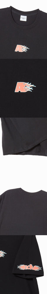 25FW ADLV FIREWORKS LOGO SHORT SLEEVE T-SHIRT BLACK