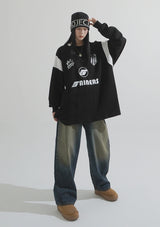 Big over varsity t-shirt