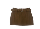 [Belt Set] Ropan Wool Mini Belt Skirt