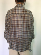 Summer Gauze Check Shirt (2color)