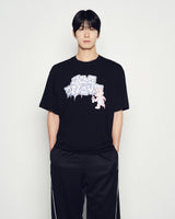 25FW AC BEAR SPRAY SHORT SLEEVE T-SHIRT BLACK