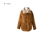 Manda Reversible Suede Fur Mustang