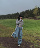 フレッシュマルチポケットナイロンカーゴパンツ