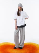 [Unisex] BASIC LINE ONE TUCK WIDE SWEAT PANTS (2color)