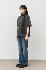 Deni Pigment Collar Top