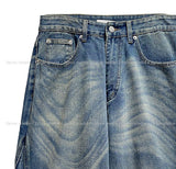 Wayson washing wide denim