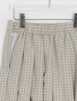 Ligon Diagonal Check Long Skirt