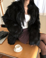 Fib Premium Mix Fur Coat