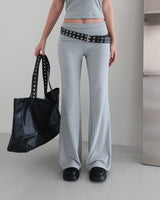 26ss Spring Roll-Up Bootcut Pants