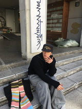 No.1513 N half ZIP-UP WM KNIT (3color)