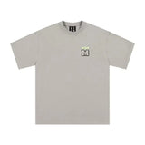 カラーブロックMロゴTシャツ