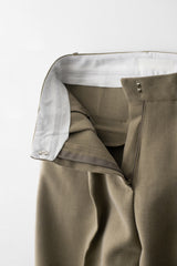 Semi wide pants (Beige)