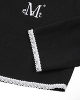 [SET] PULSE SET-UP LACE POINT SLEEVELESS BOLERO CARDIGAN (2COLOR)