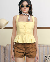 EVIE april MICRO-SUEDE SHORT