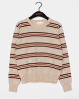Rican Stripe Wool Round Knitwear