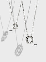 マルチハッシュタグ スモールネックレス (Silver)