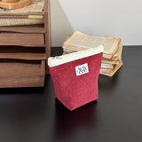 classic pouch_corduroy dot red