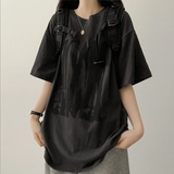 モカメイド ヴィンテージボクシーフィット半袖Tシャツ