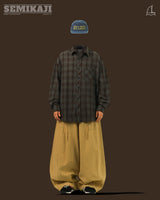 LF Cotton Wide Balloon Pants