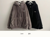 ラドン ビッグパッチ 2ウェイ フリース フーディ ジップアップ