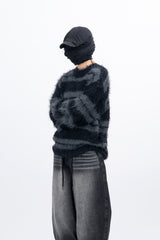 Kera Hairy Stripe Knit
