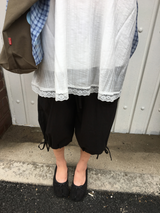 Kine Shirred Bermuda Pants (3color)