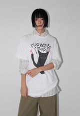 LUCKY BLACK CAT TEE
