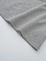 アンバランスオフショルダーシャーリングベーシック長袖Tシャツ