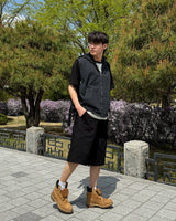 Rio Denim Anorak Vest(Light Blue)