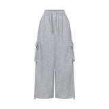 LARGIO CARGO WIDE SWEAT PANTS (3COLOR)